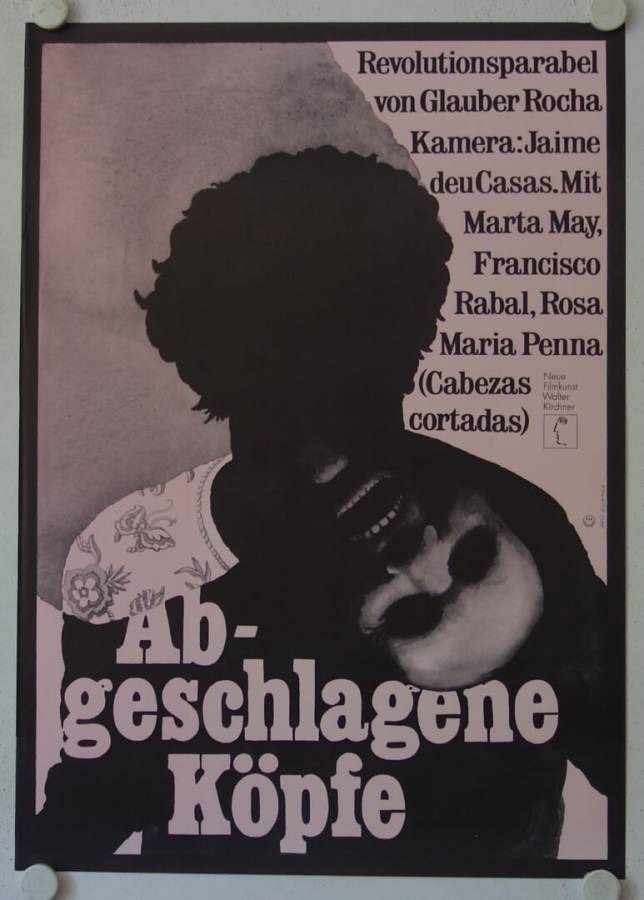 Cabezas cortadas original release german movie poster